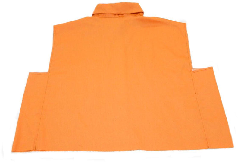 襟付きノースリーブシャツ オレンジ